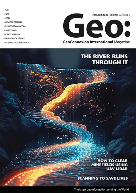 GEO magazine the river runs through it